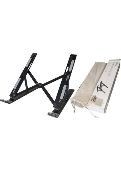 FNC-5110ST 10"-15.6" Katlabilir Aliminyum Döküm Notebook Standı (Kılıf Hediyeli)