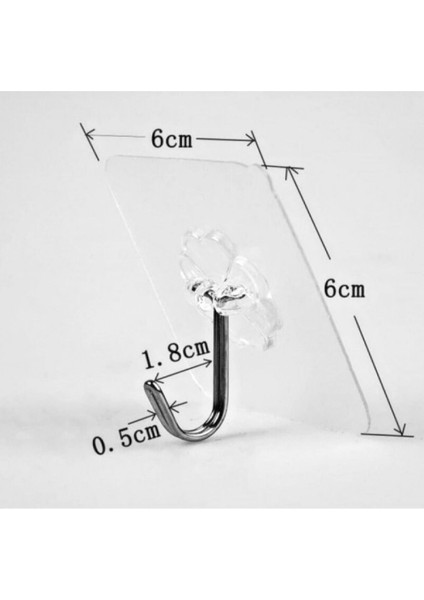 5 Adet Yapışkanlı Şeffaf Çok Amaçlı Kancalı Suya Dayanıklı Askı Seti Mutfak Banyo Gereçleri Asma Se fiyatları