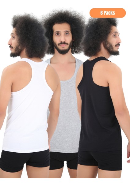 Erkek 6'lı Full Likralı Rambo Sporcu Atlet