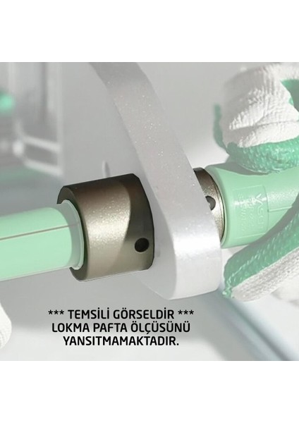 Pprc Plastik Boru Kaynak Makinası Pafta Lokma 63 mm (2")