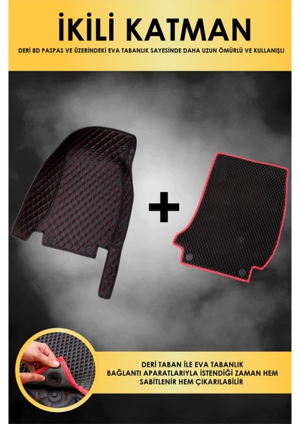 Volkswagen Passat B8.5 (2023-2024) Uyumlu Deri 8d Havuzlu Tam Set Oto Paspas .3 fırsatları