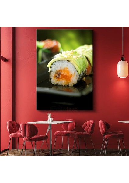 Avokado Sushi - Lezzetli Japon Mutfağı Kanvas Tablo