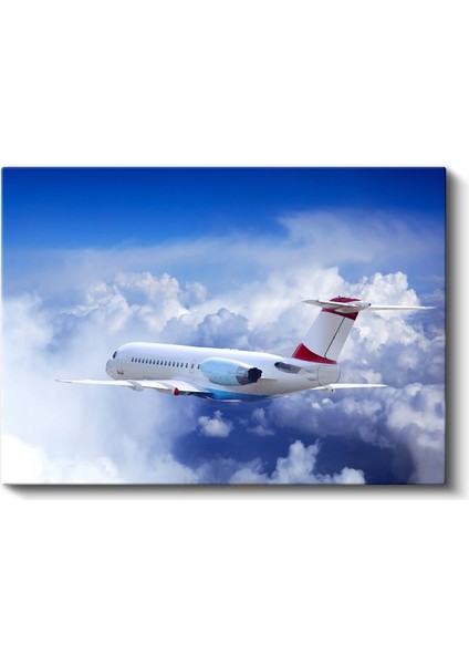 Özel Jet - Bulutlar Arasında Lüks Seyahat Kanvas Tablo fiyatları