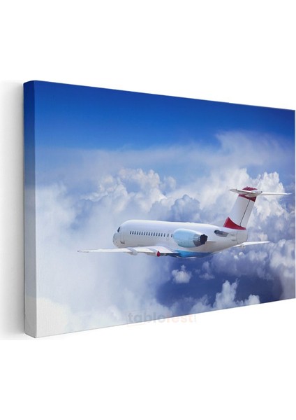 Özel Jet - Bulutlar Arasında Lüks Seyahat Kanvas Tablo modelleri