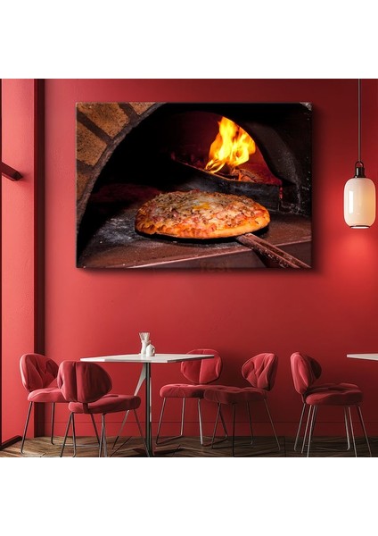Taş Fırın Pizza - Geleneksel Italyan Lezzeti Kanvas Tablo