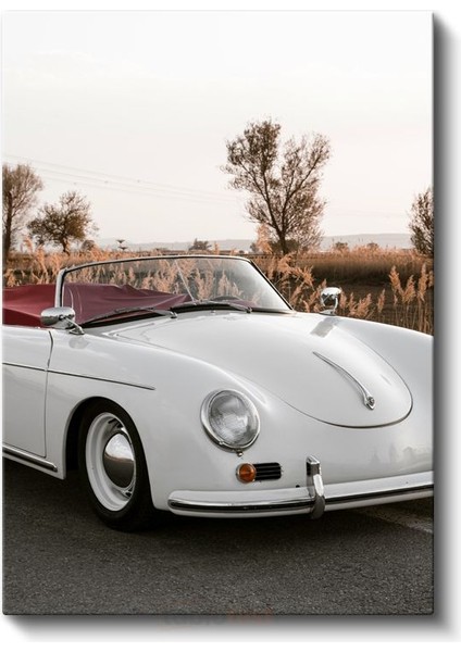 Porsche 356 Speedster - Klasik Cabrio Zarafeti Kanvas Tablo