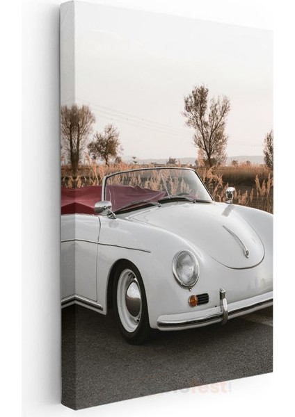 Porsche 356 Speedster - Klasik Cabrio Zarafeti Kanvas Tablo