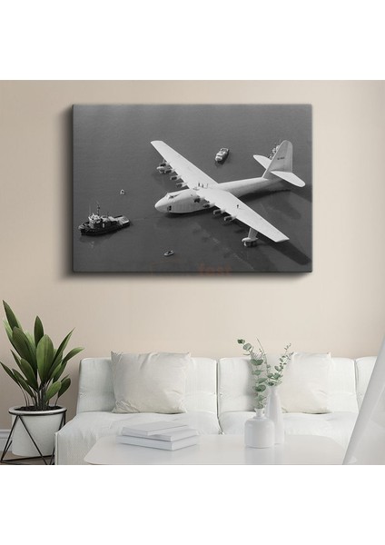 Hughes H-4 Hercules - Efsanevi Deniz Uçağı Kanvas Tablo