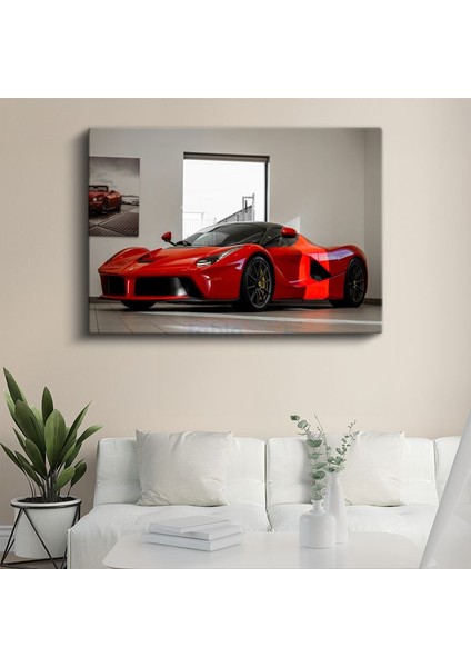 Ferrari Laferrari - Italyan Süper Otomobil Kanvas Tablo