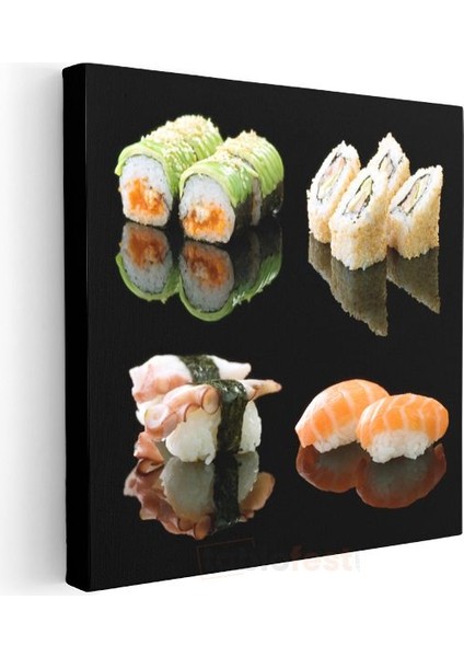 Suşi Çeşitleri - Japon Mutfağının Lezzetli Sanatı Kanvas Tablo modelleri