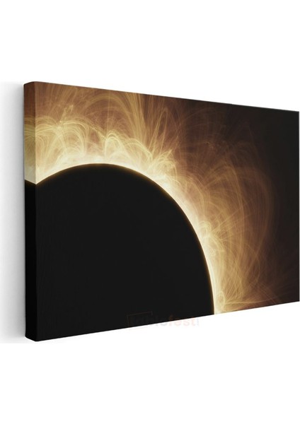 Kozmik Işık - Altın Parıltılı Göksel Olay Kanvas Tablo modelleri