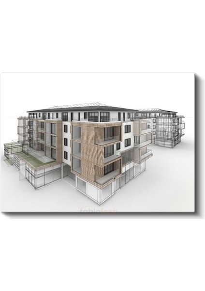 Mimar - Proje Tasarım ve Planlama Kanvas Tablo