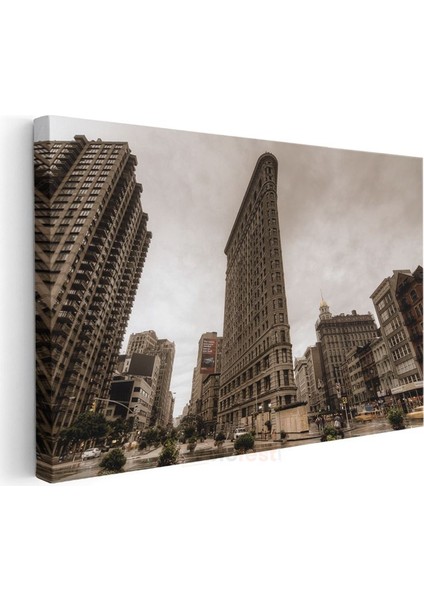 Flatiron Binası - Klasik New York Mimarisi Kanvas Tablo