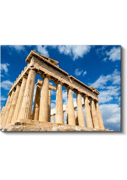 Parthenon Tapınağı - Antik Yunan Mimarisi Kanvas Tablo