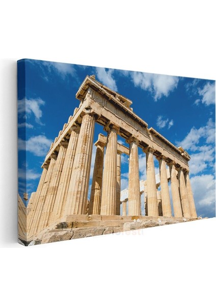 Parthenon Tapınağı - Antik Yunan Mimarisi Kanvas Tablo