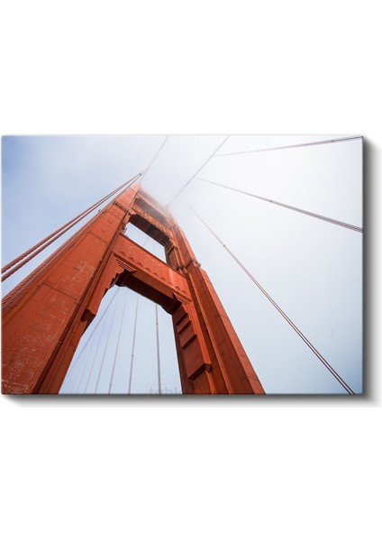 Golden Gate Köprüsü - Yakın Çekim Detay Kanvas Tablo fiyatları