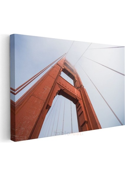 Golden Gate Köprüsü - Yakın Çekim Detay Kanvas Tablo modelleri