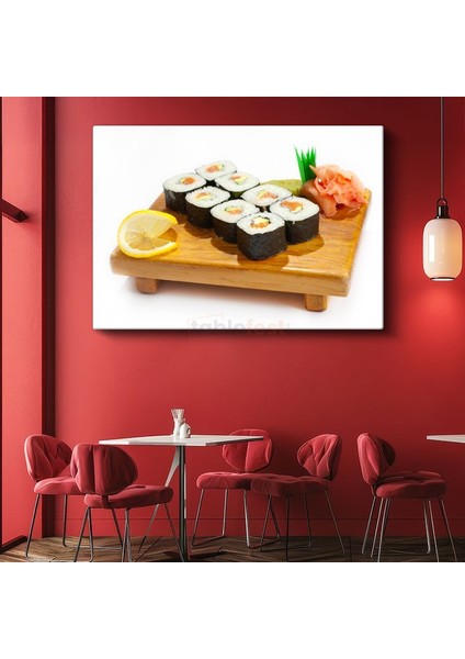 Sushi Tabağı - Japon Mutfağı Kanvas Tablo