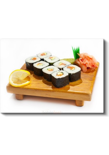 Sushi Tabağı - Japon Mutfağı Kanvas Tablo
