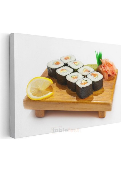Sushi Tabağı - Japon Mutfağı Kanvas Tablo