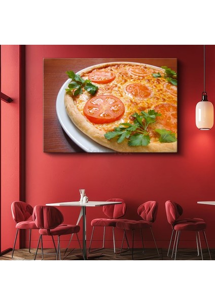 Domates Pizza - Klasik Tarif Kanvas Tablo