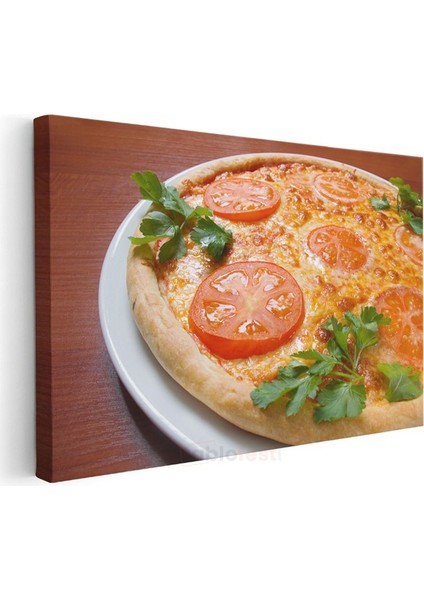 Domates Pizza - Klasik Tarif Kanvas Tablo