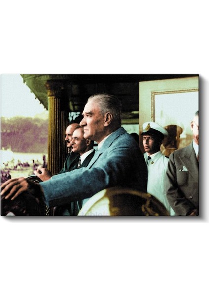 Atatürk ve Liderlik - Devlet Yönetiminde Kanvas Tablo
