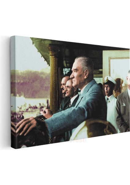 Atatürk ve Liderlik - Devlet Yönetiminde Kanvas Tablo
