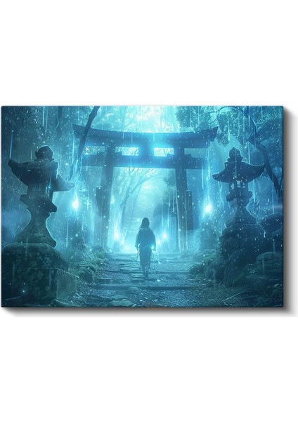 Bilgelik Kuleleri - Devasa Kütüphane Anime Kanvas Tablo fiyatları