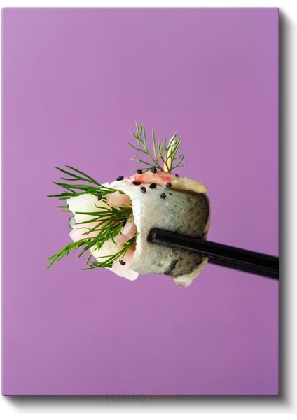 Sushi Sanatı - Çubukla Tutulan Lezzet Kanvas Tablo