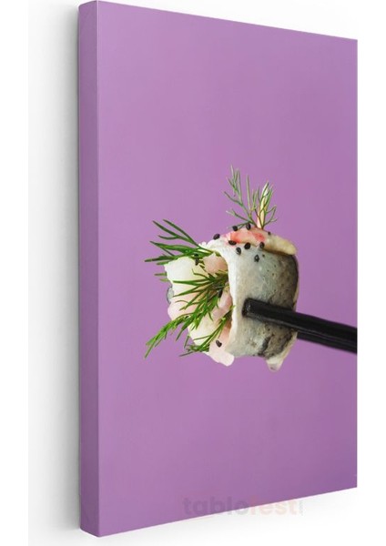 Sushi Sanatı - Çubukla Tutulan Lezzet Kanvas Tablo