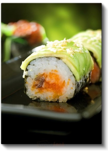 Avokado Sushi - Lezzetli Japon Mutfağı Kanvas Tablo