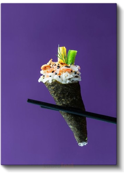 Temaki Sushi - Japon Mutfağının Zarif Sunumu Kanvas Tablo