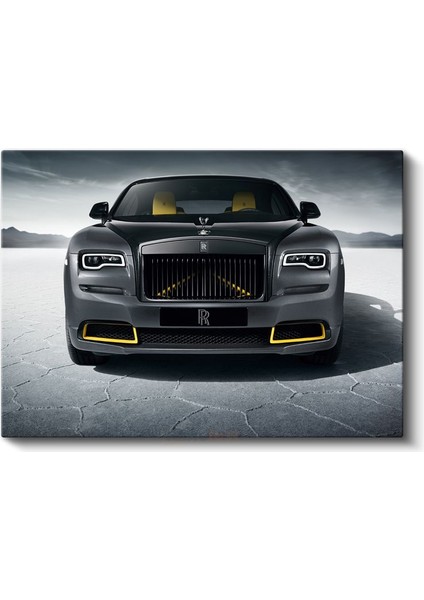 Rolls-Royce Wraith - Tuz Gölü Manzaralı Lüks Sedan Kanvas Tablo