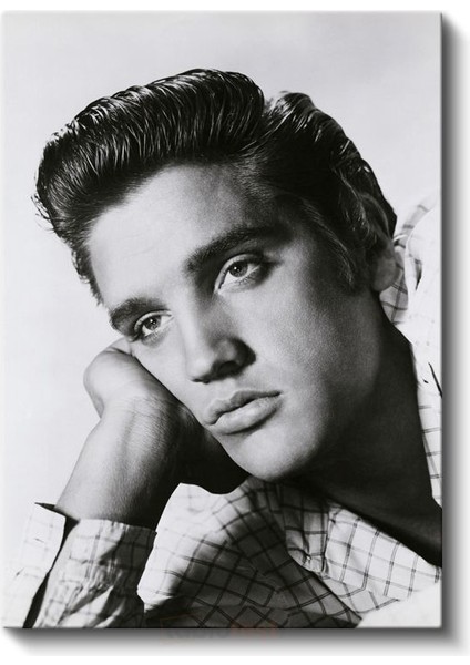 Elvis Presley - Rock'n Roll Efsanesi Kanvas Tablo
