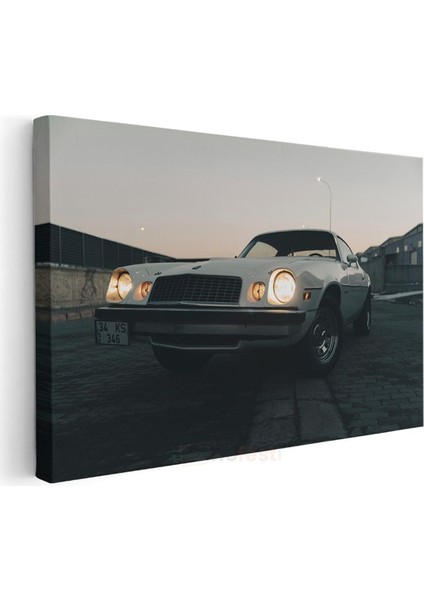 Chevrolet Camaro - Klasik Amerikan Muscle Car Kanvas Tablo