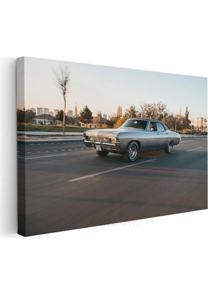 Chevrolet Impala - Klasik Amerikan Kas Otomobili Kanvas Tablo modelleri