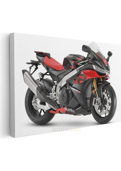 Aprilia Yarış Motoru – Dinamik Görünüm – Kanvas Tablo