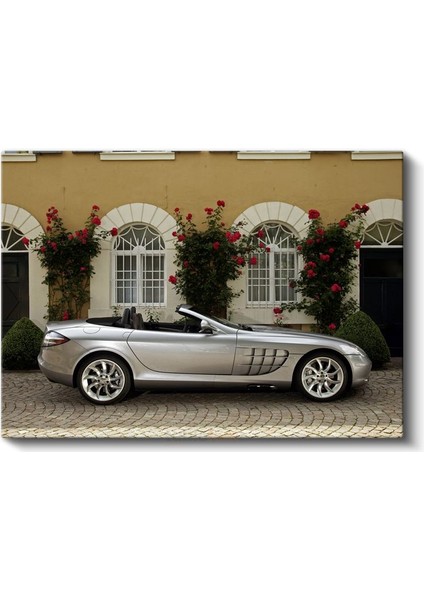 Mercedes-Benz Slr Mclaren - Klasik Mimari Önünde Prestij Kanvas Tablo fiyatları
