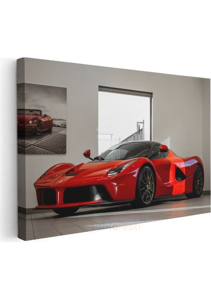 Ferrari Laferrari - Italyan Süper Otomobil Kanvas Tablo modelleri