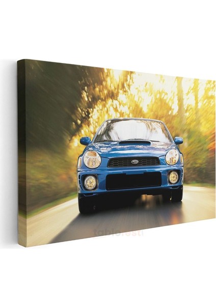 Subaru Impreza Wrx Stı - Ralli Efsanesi Kanvas Tablo modelleri