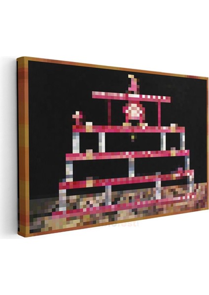 Minecraft - Kong Piksel Kanvas Tablo modelleri