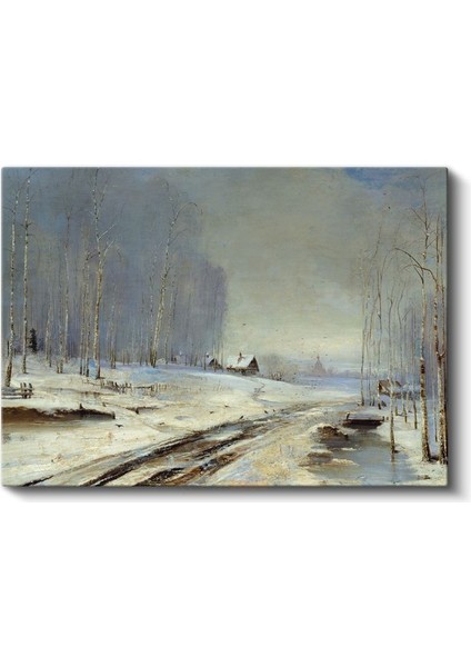 Aleksey Savrasov - Kış Manzarası Kanvas Tablo fiyatları