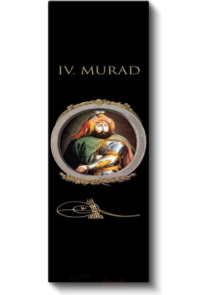 Osmanlı Padişahı - Iv. Murad Portresi Kanvas Tablo fiyatları