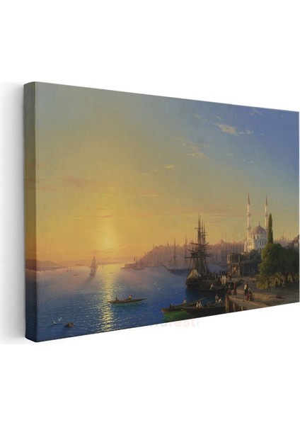 Istanbul Silueti - Boğaz Manzarası Kanvas Tablo modelleri
