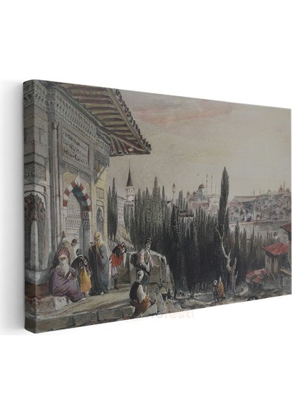 Osmanlı Yaşamı - Boğaz Kıyısında Gündelik Hayat Kanvas Tablo modelleri