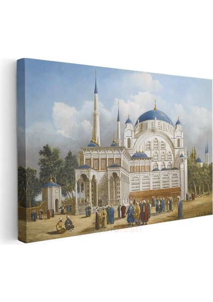 Ihtişamlı Cami - Osmanlı Mimarisi Kanvas Tablo modelleri