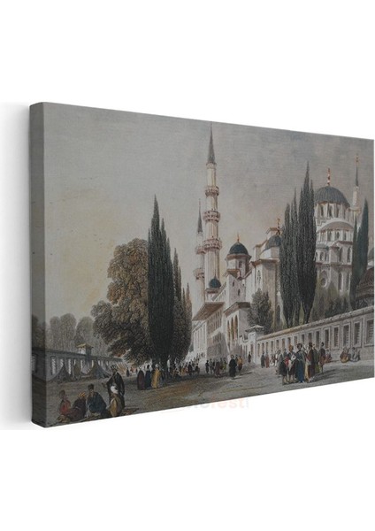 Süleymaniye Camii - Osmanlı Mimarisinin Görkemi Kanvas Tablo