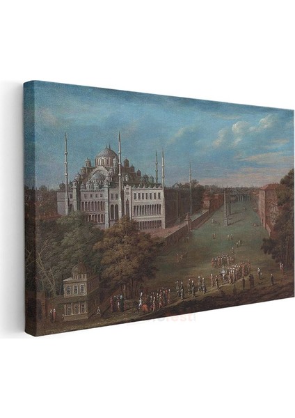 Süleymaniye Camii - Tarihi At Meydanı Manzarası Kanvas Tablo