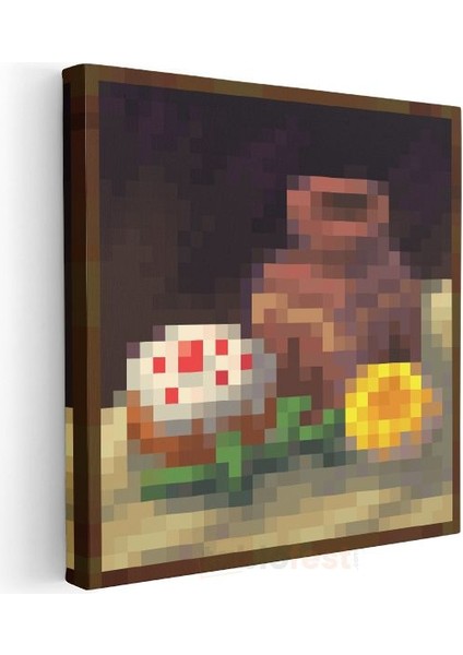 Minecraft - Baroque Piksel Kanvas Tablo